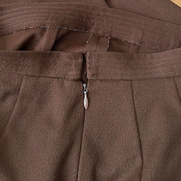 Elegant Brown Flare Pants for Women - Picture 6 of 6